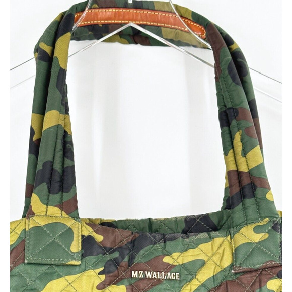 MZ Wallace Camouflage Tote Bag - Green, Brown, Black medium - Picture 2 of 7
